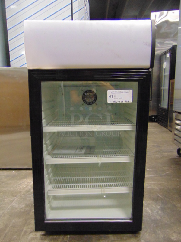 FANTASTIC! BRAND NEW SG Merchandising Model CT-3 Commercial Electric Sub Zero Single Door Cooler. 115 Volt 17.5x17.5x36.75 Tested And Working. 