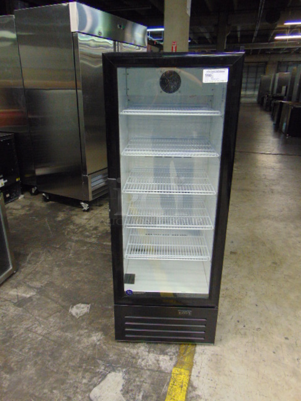 NICE! BRAND NEW SG Merchandising Model SD-12 Commercial Electric Single Glass Door Cooler. 115 Volt 23x23x62 Tested And Working