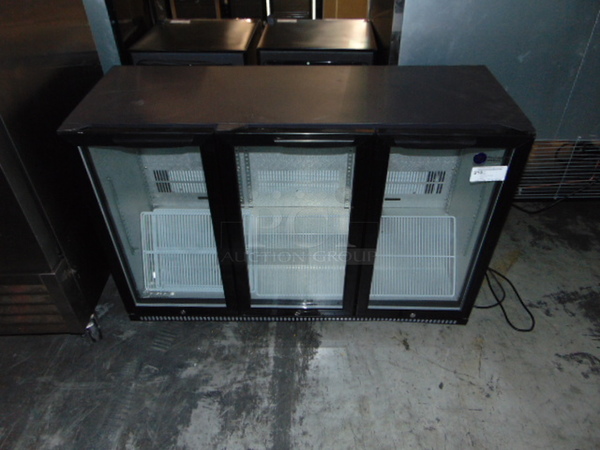 AWESOME! BRAND NEW SG Merchandising Model BB-12H3 Commercial Electric Double Glass Door Cooler. 110 Volt 53.25x20.5x35 Tested And Working