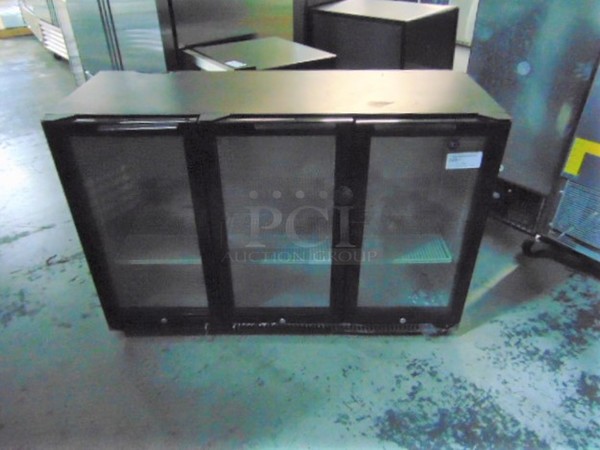 WOW! BRAND NEW SG Merchandising Model BB-12H3 Commercial Electric Double Glass Door Cooler. 110 Volt 53.25x20.5x35.25 Tested And Working