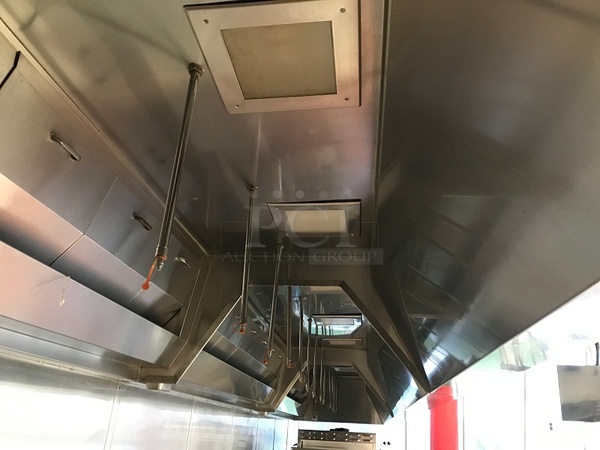 Caddy Stainless Steel Type 2 Kitchen Grease Hood, Complete Package Includes Fire Suppression System, Exhaust & Return Fans & Intelli-Hood Management System, Tested & Working! (Buyer to Remove) - Image 4 of 6