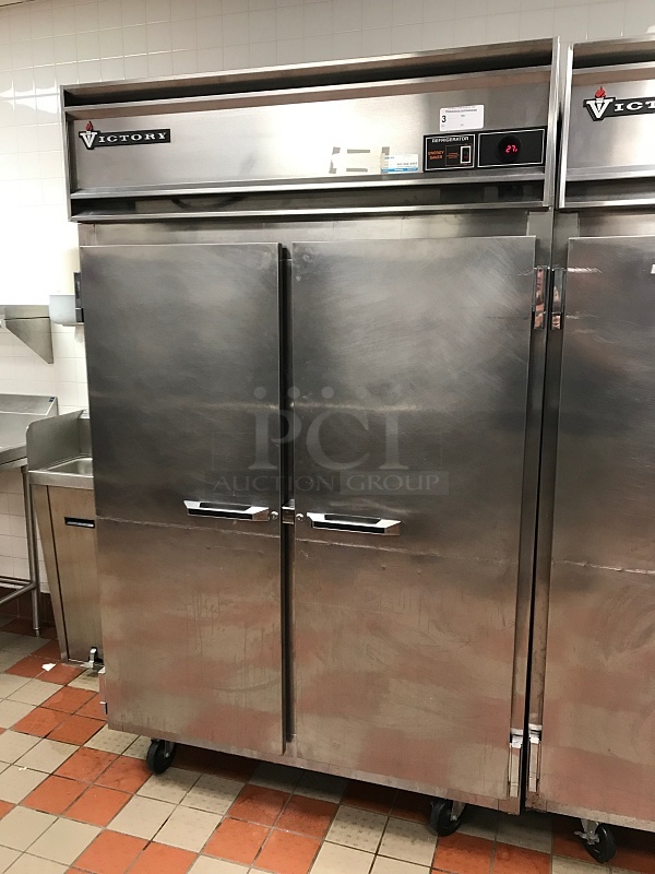 Victory RSA-2D-S7 UltraSpec Series Refrigerator Featuring Secure-Temp Technology, Reach-In Two Door, 115v 1ph, Tested & Working! - Image 1 of 6
