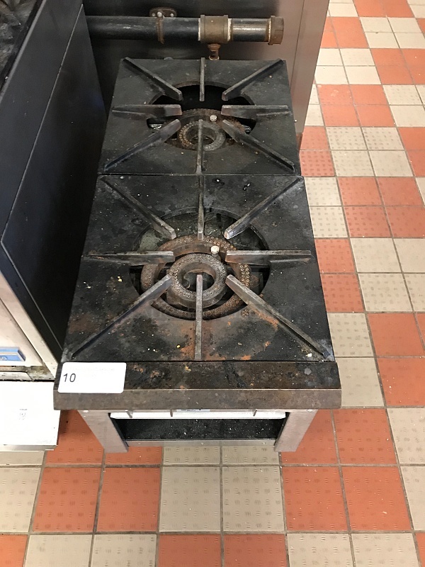 U.S. Range 2 Eye Natural Gas Pot Burner Tested & Working!  - Image 2 of 4