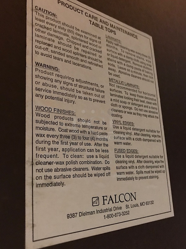 Falcon Black Square Dining Table w/ Four Jasper Group Wooden Dining Chairs w/ Vinyl Padded Seats - Image 4 of 4