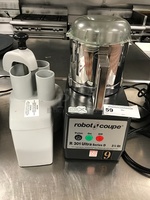 Robot Coupe R301 Ultra Series D 3 1/2 Qt Food Processor w/ Extra Bowl, 115v 1ph, Tested & Working! (See Video)