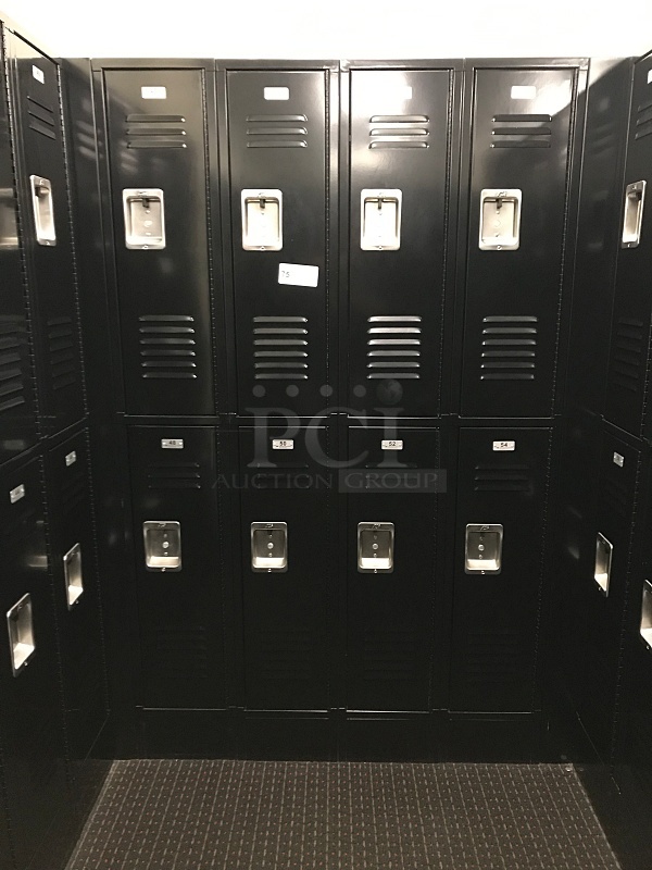 ASI Storage Solutions Black Double Tier Lockers (Lockers 47-54) - Image 1 of 4