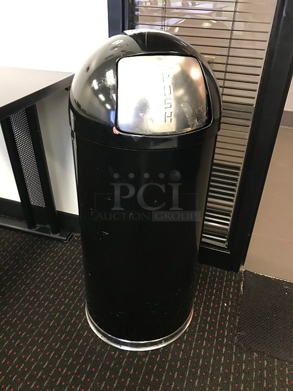 United Metal Receptacle Fire Fighter Pop-Top 15 Gallon Trash Can

 - Image 1 of 1