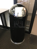 United Metal Receptacle Fire Fighter Pop-Top 15 Gallon Trash Can

