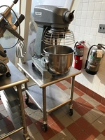 Excellent! Hobart Legacy HL200 20 Qt. Commercial Planetary Stand Mixer w/ Accessories & 15 Minute Timer, Includes Stainless Steel Stand on Casters, 120v 1ph, Tested & Working! (See Video)