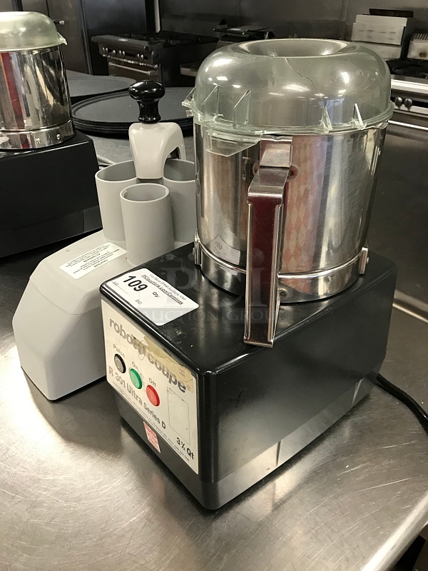 Robot Coupe R301 Ultra Series D 3 1/2 Qt Food Processor w/ Extra Bowl, 115v 1ph, Tested & Working! (See Video) - Image 2 of 4