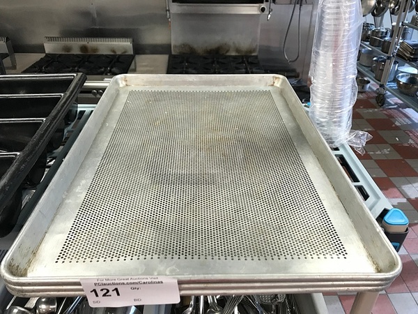 3 Perforated Sheet Pans - Image 1 of 1