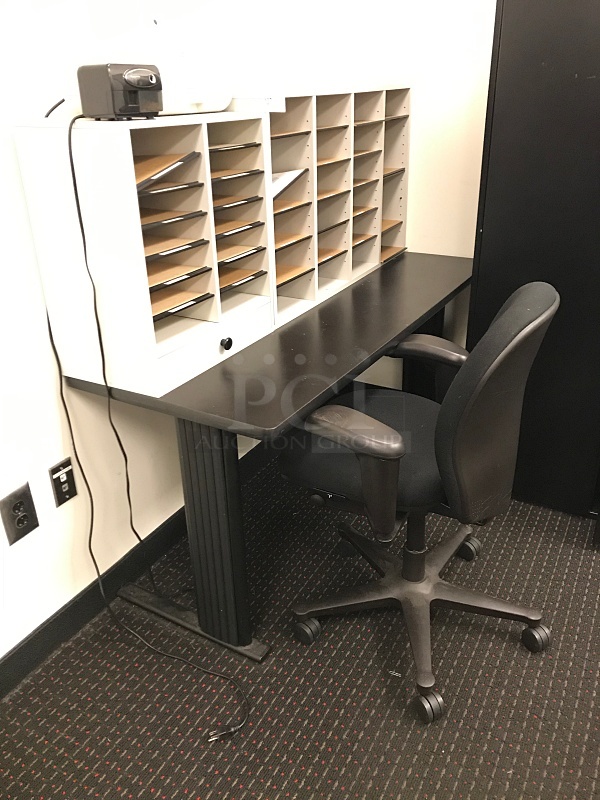Forms Storage, Desk & Chair
