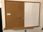 Pin Board & Dry Erase Board Combo