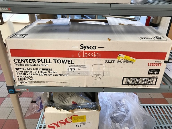 Sysco Classic Center Pull Hand Towel Rolls