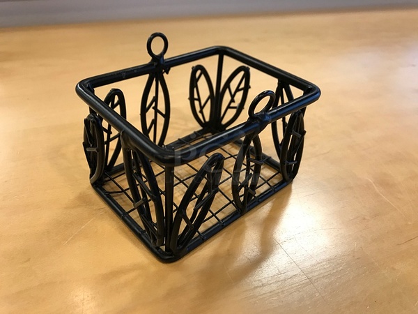 Table Top Black Wire Sugar Caddies - Image 1 of 2