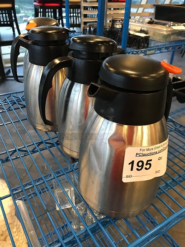 Four Insulated Coffee Carafes  - Image 1 of 2