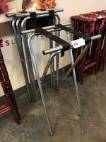 Three Metal Waitress Stands