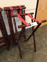 Three Wooden Waitress Stands