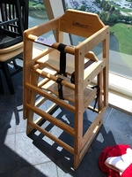 Two Wooden Infant High Chairs