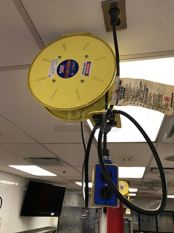 Ericson Power Reels 40' Power Cord in Retractable Reel (2x bid) - Image 1 of 3