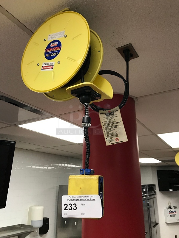 Ericson Power Reels 40' Power Cord in Retractable Reel (3x bid) - Image 1 of 3