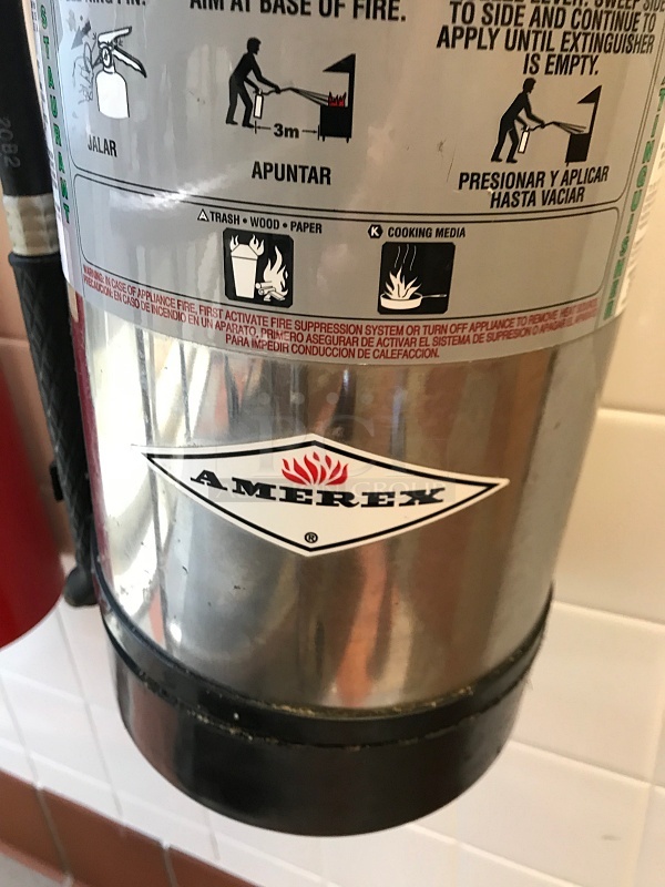 Amerex Class K, 6 L Fire Extinguisher, Current Inspection (2x bid) - Image 2 of 4