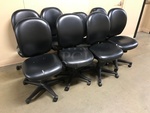 Eight Herman Miller Office Task Chairs