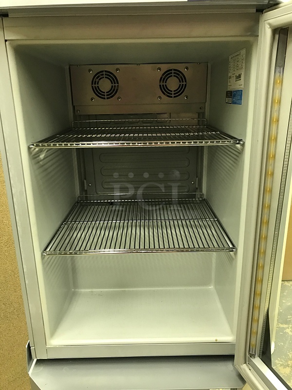 Red Bull Branded Drinks Cooler w/ LED Lighting on Stand, 115v 1ph, Tested & Working! - Image 3 of 4