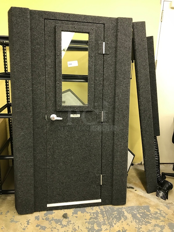 WhisperRoom SE 2000 Series Sound Isolating Enclosure, Designed To Be Installed In Rooms Corner