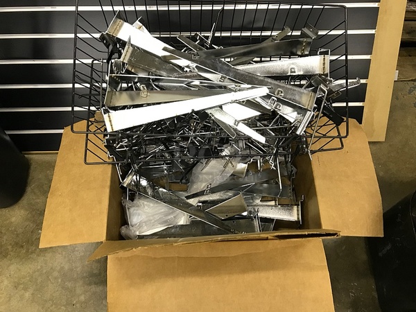 Slat Wall Paneling, 25 8' x 4' Panels, Includes Assorted Hangers & Shelving - Image 2 of 5