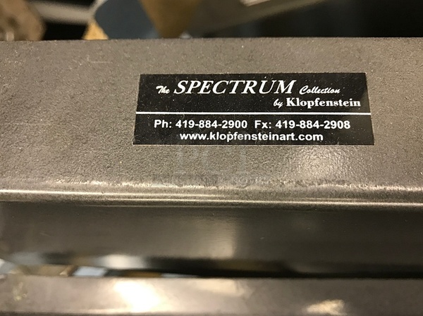 Klopfenstein Collegiate Easel CE100 Grey Heavy Duty Metal Adjustable Easels (2x bid) - Image 4 of 4