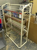 Wire Metal Candy Merchandiser w/ Spare Shelving
