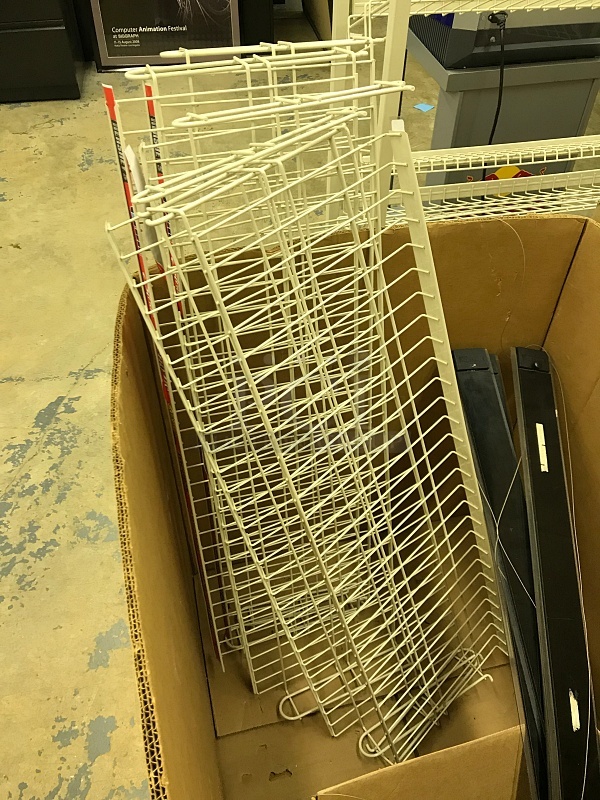 Wire Metal Candy Merchandiser w/ Spare Shelving - Image 2 of 2
