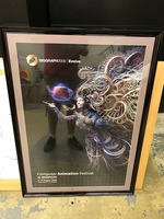 SIGGRAPH 2008 Promotional  Framed Poster