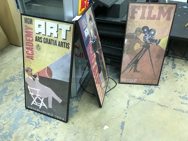 Three Promotional MGM Academy Framed Posters. Cool! - Image 1 of 4