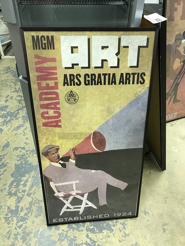 Three Promotional MGM Academy Framed Posters. Cool! - Image 2 of 4