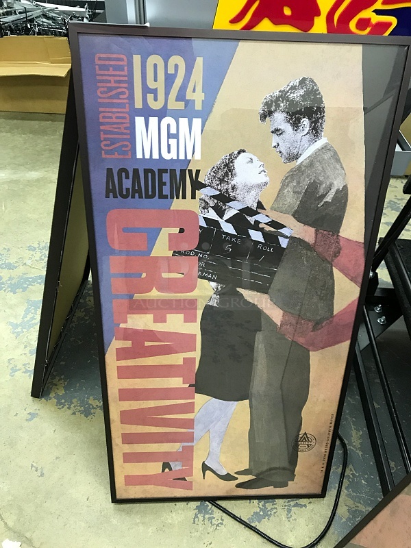 Three Promotional MGM Academy Framed Posters. Cool! - Image 3 of 4