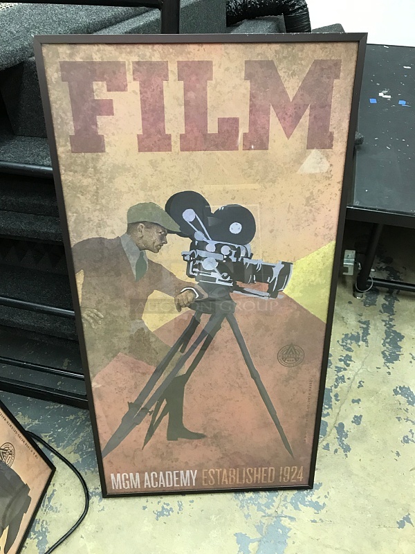Three Promotional MGM Academy Framed Posters. Cool! - Image 4 of 4