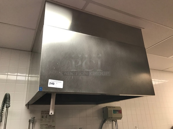 Stainless Steel Steam Hood for Dish Machine (buyer to remove)