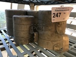 Five Measured Aluminum Pitchers