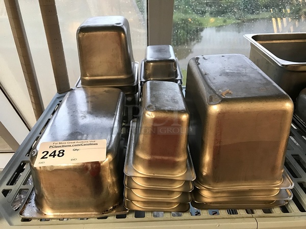 Assorted Stainless Steel Insert Pans