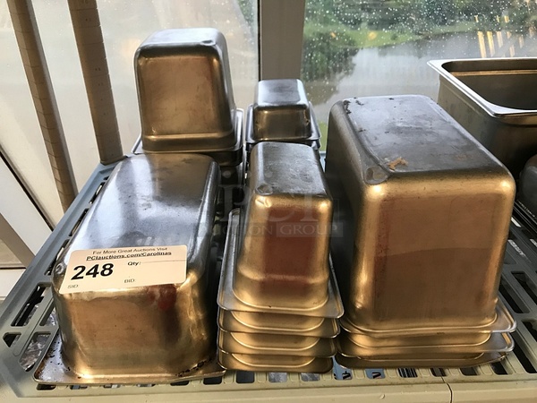 Assorted Stainless Steel Insert Pans - Image 1 of 1