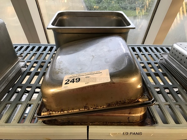 Half Size Stainless Steel Insert Pans - Image 1 of 1