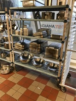 Metro Max Q Rack w/ Five Shelves on Casters