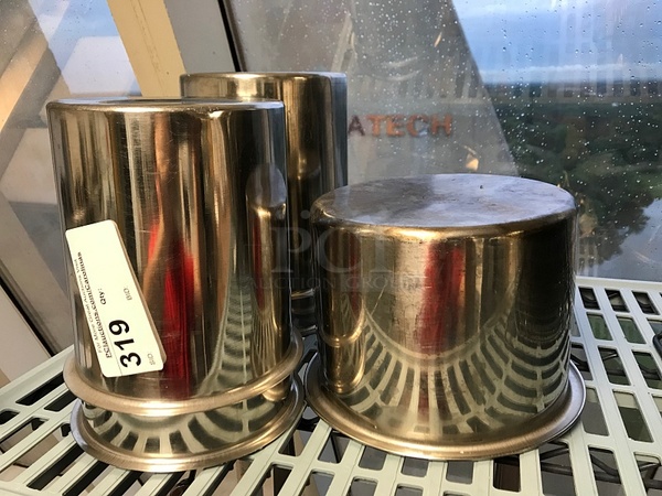 Round Stainless Steel Insert Pans - Image 1 of 1