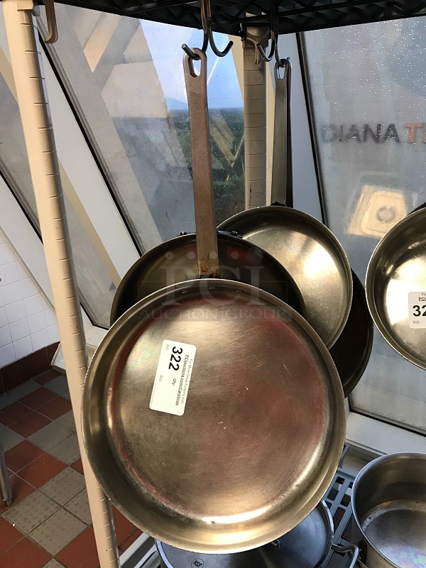 Four Assorted Saute Pans