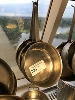 Three Stainless Steel Saucepans