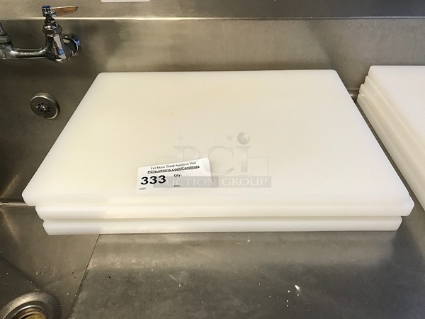 LIKE NEW! Four Poly Cutting Boards - Image 1 of 1