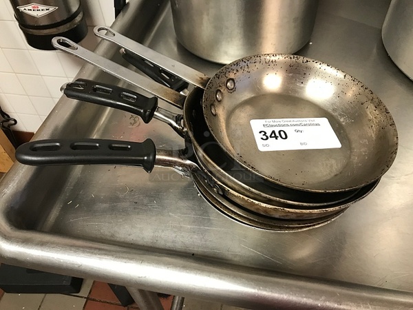 Six Small Fry Pans