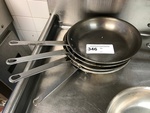 Four Fry Pans